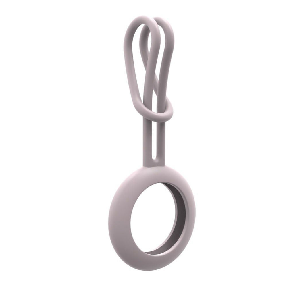 Аксессуар для умной метки iLike  AirTag Silicone Keychain Loop Case Pink