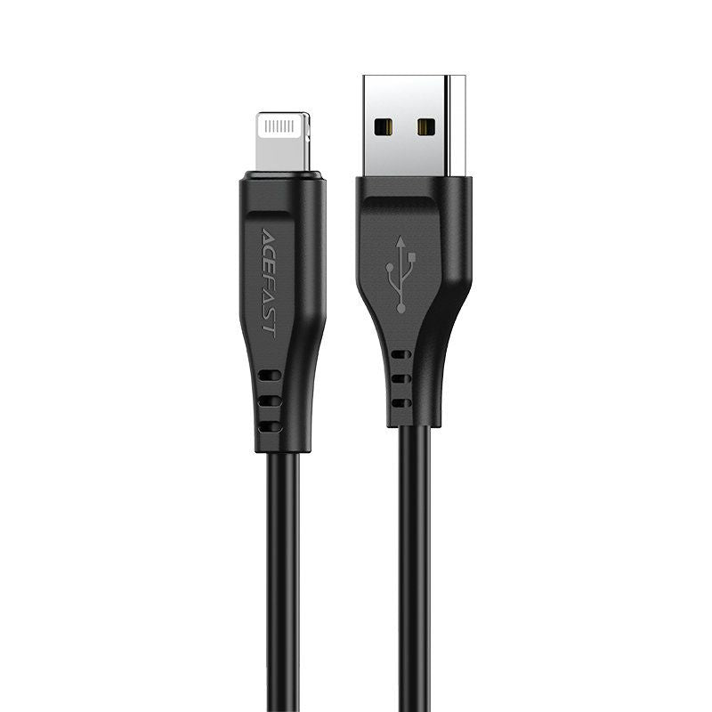 Cable Acefast Apple Lightning to USB 1.2m 2.4A MFI Cable Black