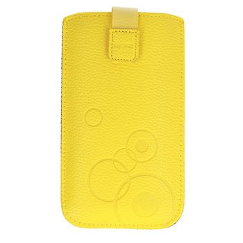 Чехол универсальный карман iLike Universal Leather Pocket Case XL Yellow