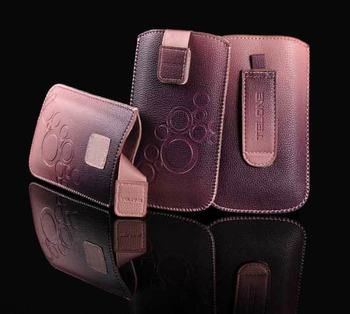 Чехол универсальный карман iLike Universal Leather Pocket Case M Dark Pink