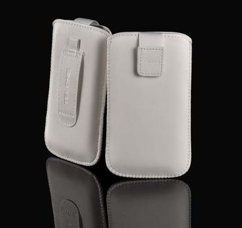 Чехол универсальный карман iLike Universal Leather Pocket Case XS White