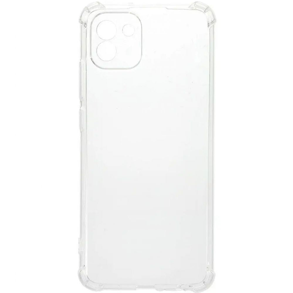 Back panel cover Evelatus Samsung Galaxy A03 Military Shockproof Silicone Case TPU Transparent