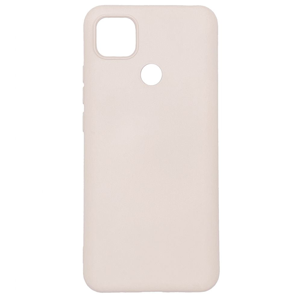 Back panel cover Evelatus Xiaomi Redmi 9C / 10A 4G Nano Silicone Case Soft Touch TPU Beige