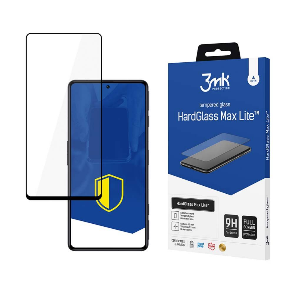 Kaitseklaasid 3MK Xiaomi POCO F4 GT/Redmi K50 GE Black - HardGlass Max Lite