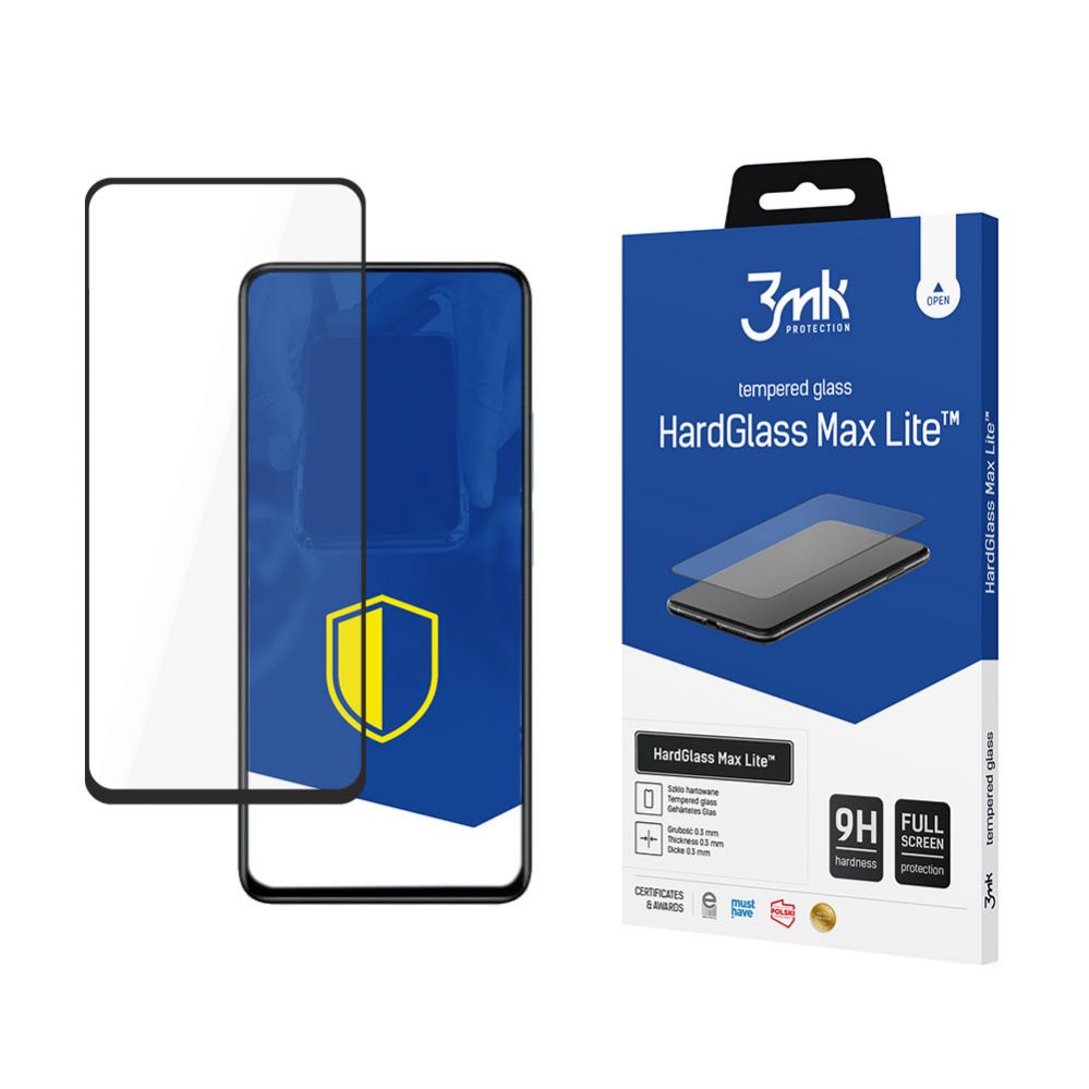 Kaitseklaasid 3MK Xiaomi POCO X4 Pro 5G Black - HardGlass Max Lite