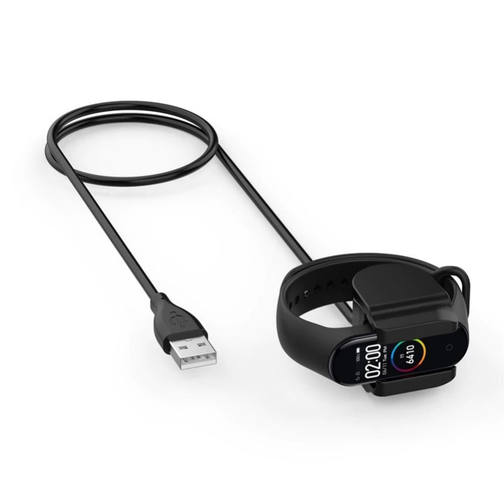 Laadija Tactical Xiaomi Mi Band 4 USB Charging Cable Clip Black