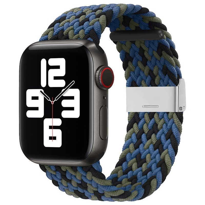 Rihm iLike Apple Watch 38/40/41mm Braided Fabric Strap Blue