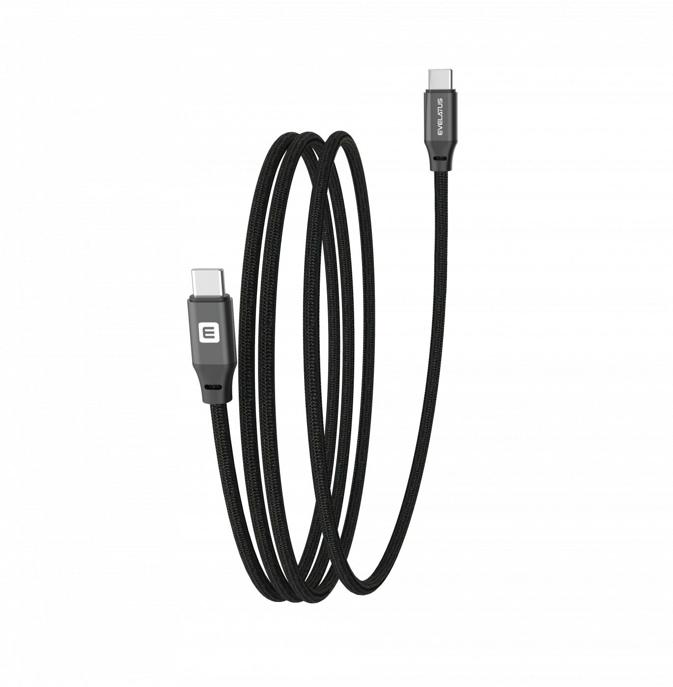 Кабель Evelatus  Cable E-Mag Power 60W USB C to USB C Connector 1.2M magnetic Black