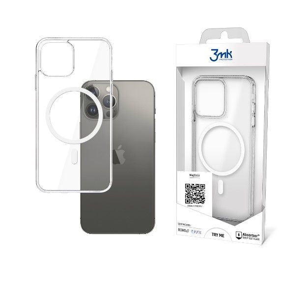 Tagakaaned 3MK Apple iPhone 13 Pro Max - 3mk Mag Case Transparent