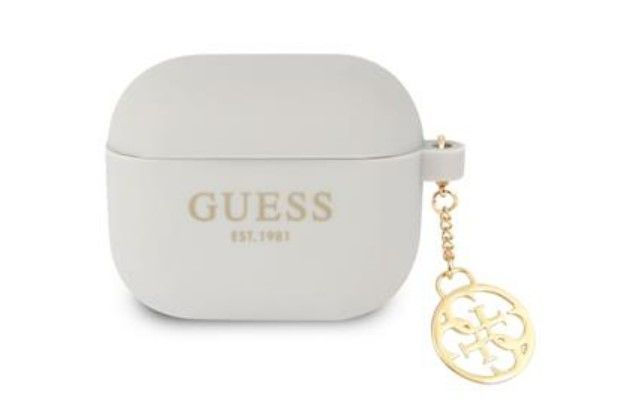 Чехол для наушников Guess Apple Charms Silicone Case for Airpods 3 Grey