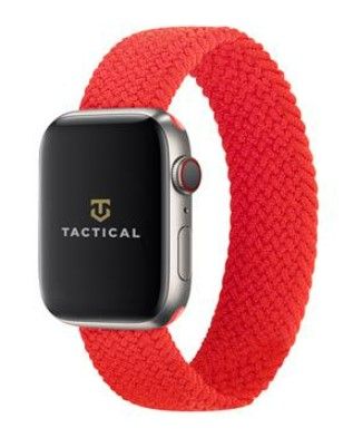 Rihm Tactical  Braided String Band for Watch 1/2/3/4/5/6/7/SE 42/44/45mm size M Red