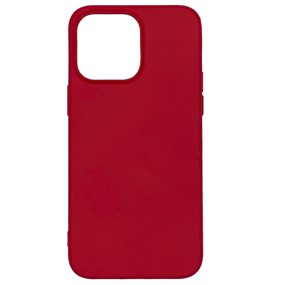 Tagakaaned Evelatus Apple iPhone 14 Pro Max 6.7 Nano Silicone Case Soft Touch TPU Red