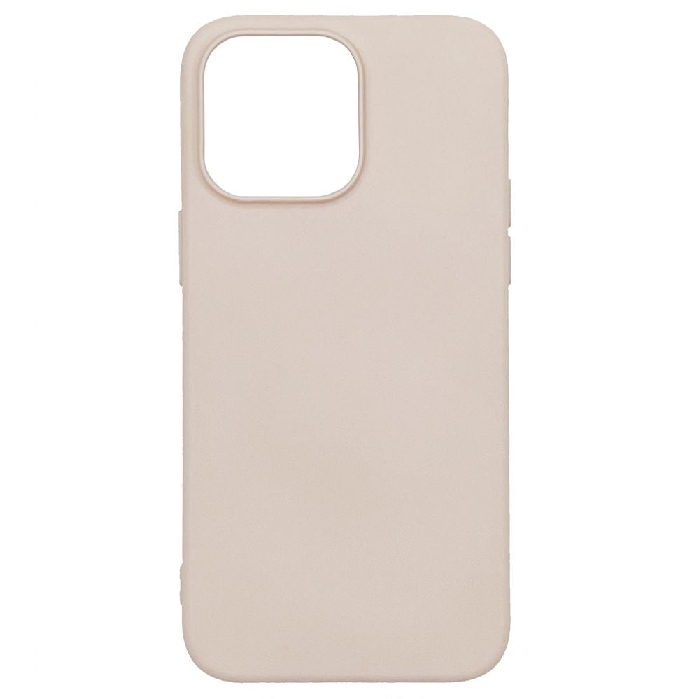 Back panel cover Evelatus Apple iPhone 14 Pro Max 6.7 Nano Silicone Case Soft Touch TPU Beige