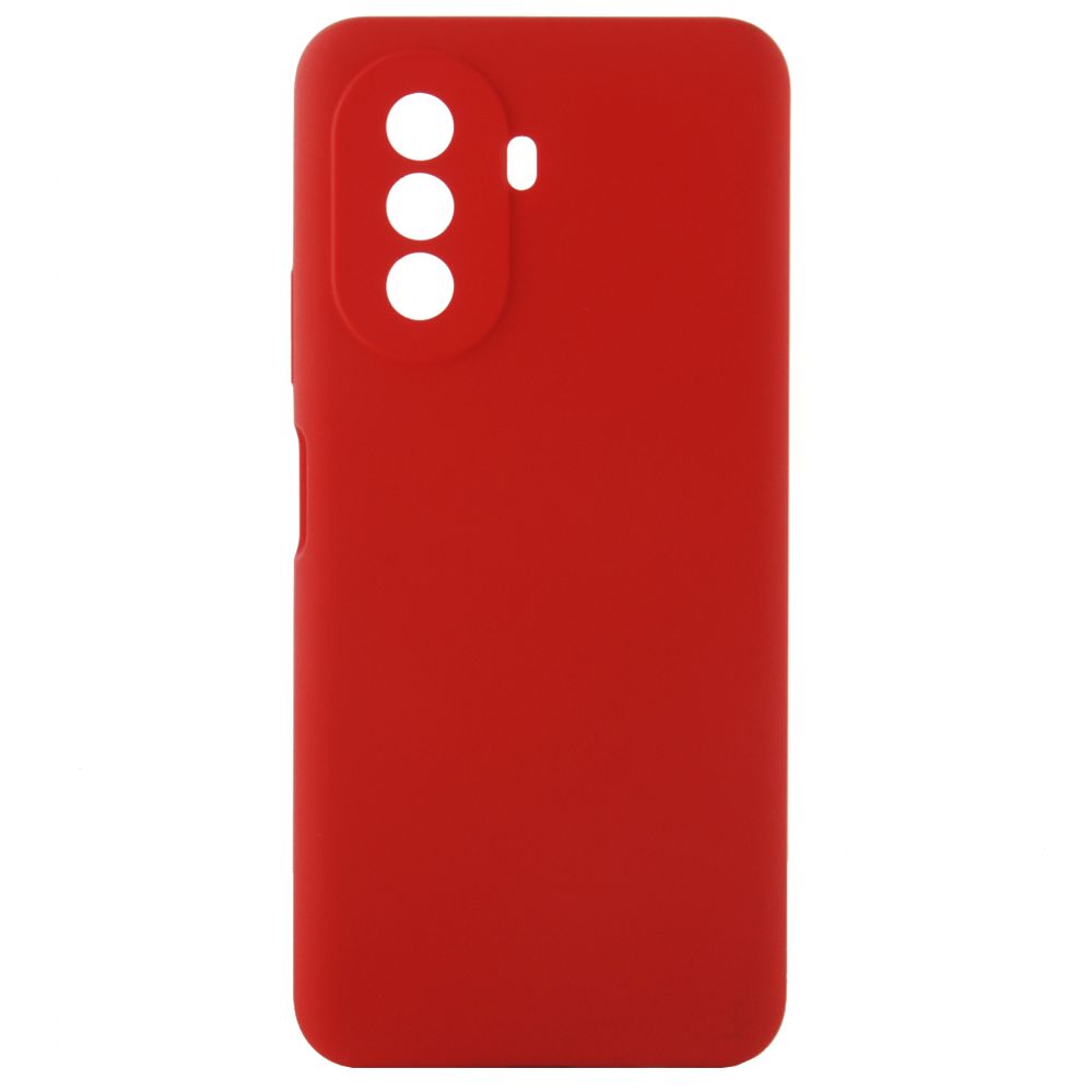 Back panel cover Evelatus Huawei Nova Y70 Nano Silicone Case Soft Touch TPU Red
