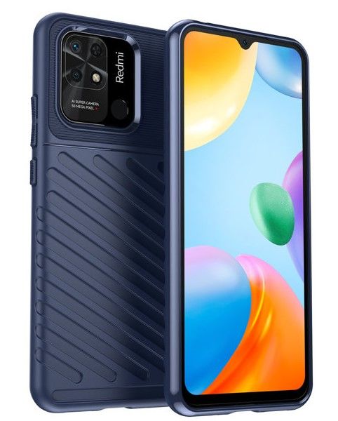 Tagakaaned iLike  Redmi 10C / Poco C40 Case Flexible armored cover Blue