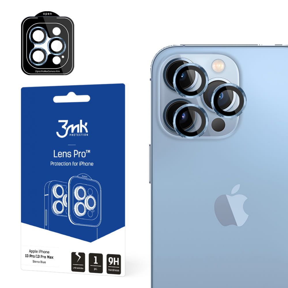Защитное стекло 3MK Apple iPhone 13 Pro/13 Pro Max - Lens Protection Pro Sierra Blue