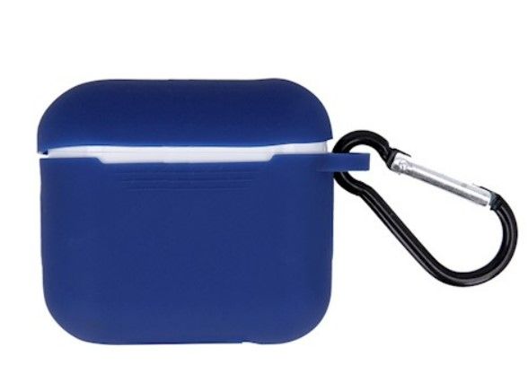 Чехол для наушников iLike Apple Case for Airpods 3 with hook Blue