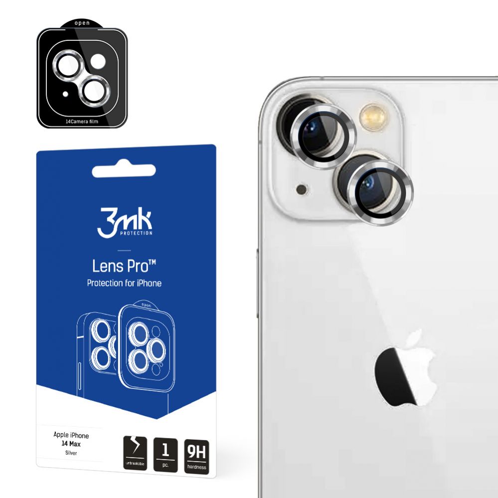 Защитное стекло 3MK  iPhone 14 Max - Lens Protection Pro Silver