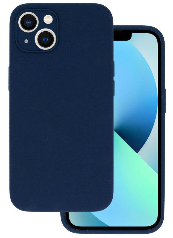Back panel cover Vennus Samsung GALAXY A22 5G SILICONE LITE Navy Blue