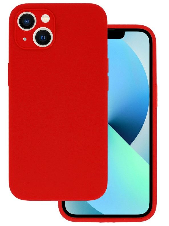 Back panel cover Vennus Samsung GALAXY A22 5G SILICONE LITE Red