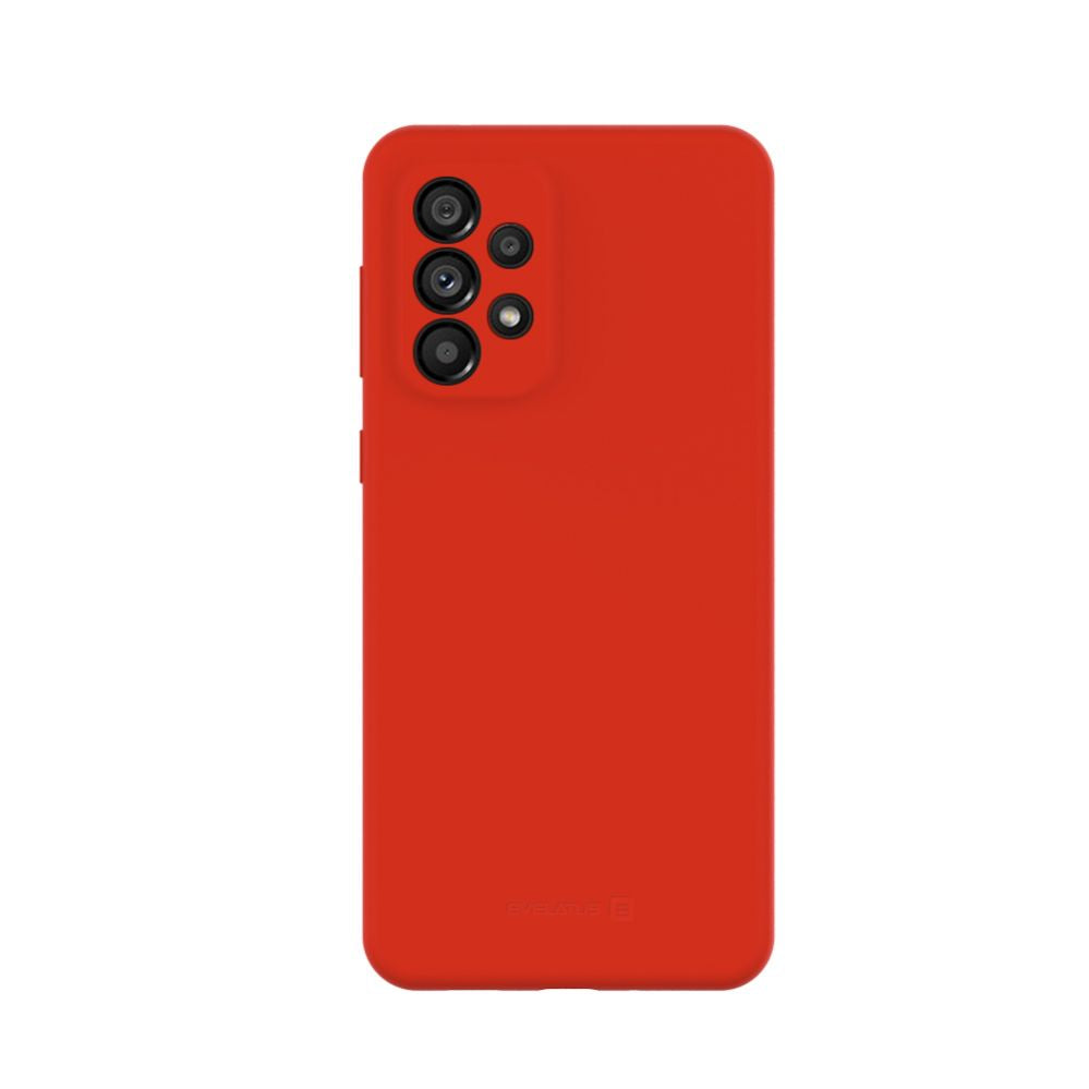 Back panel cover Evelatus Samsung Galaxy A33 5G Premium Soft Touch Silicone Case Red