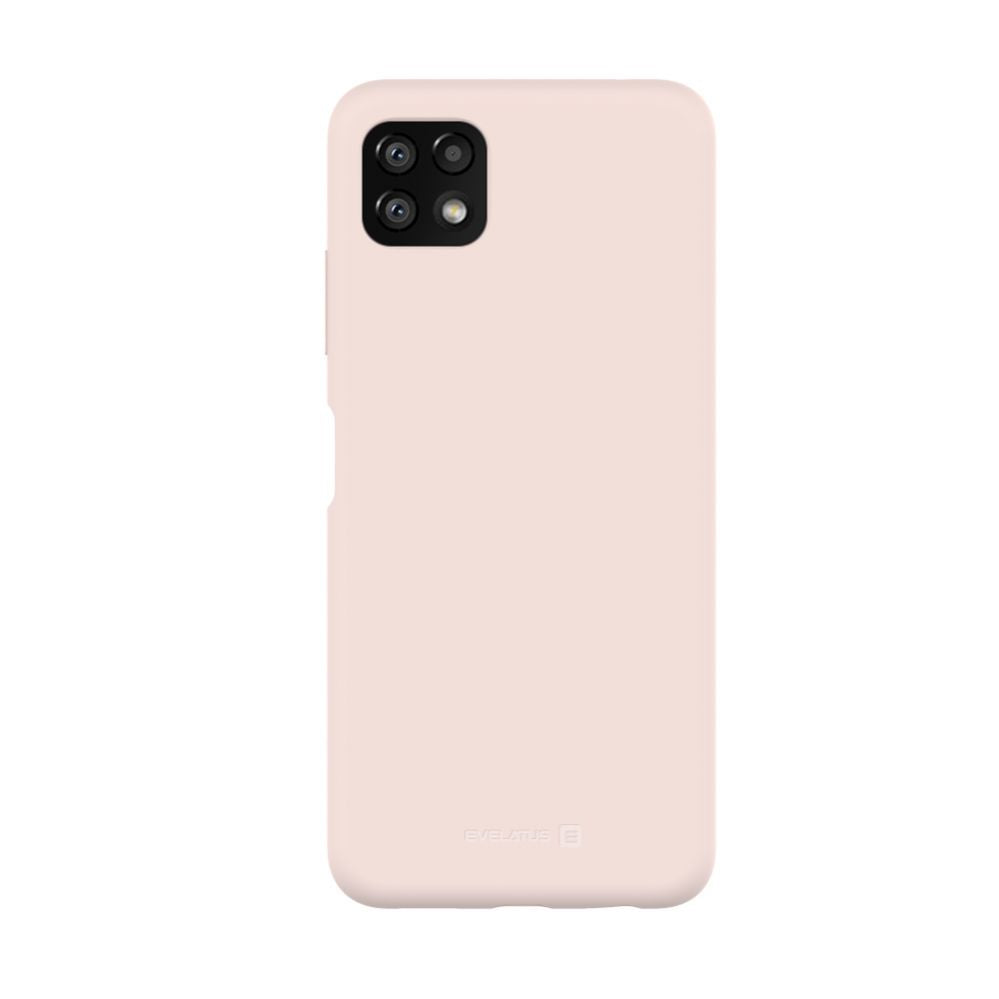 Чехол на заднюю панель Evelatus Samsung Galaxy A22 5G Premium Soft Touch Silicone Case Pink Sand