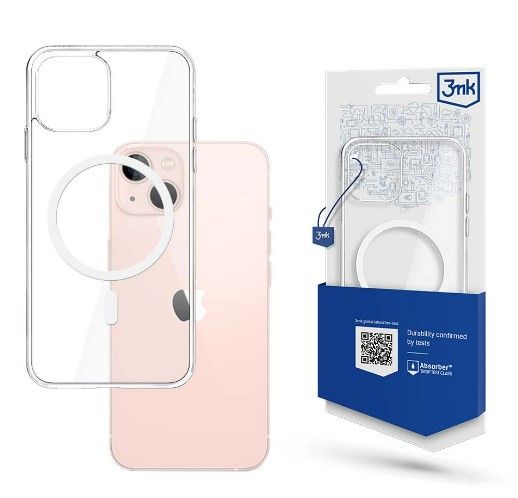 Чехол на заднюю панель 3MK Apple iPhone 14 Max MagSafe Case Transparent