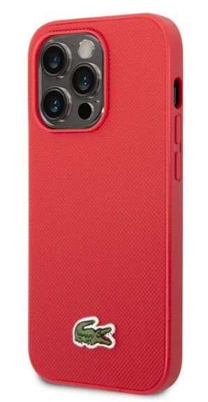 Tagakaaned Lacoste Apple Phone 14 Pro Iconic Petit Pique Logo Case Red