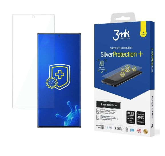 Protective glass 3MK Samsung Galaxy S22 Ultra 5G SilverProtection+