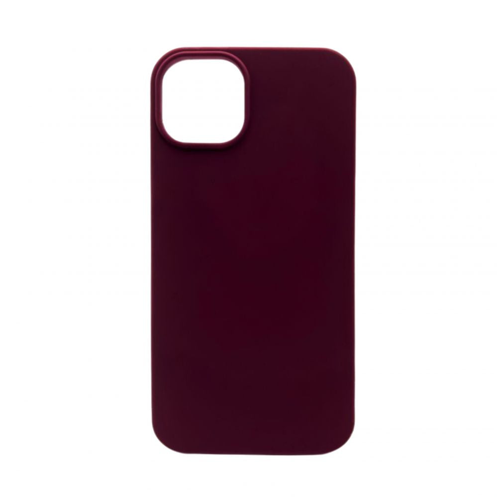 Back panel cover Evelatus Apple iPhone 14 Premium Magsafe Soft Touch Silicone Case Plum