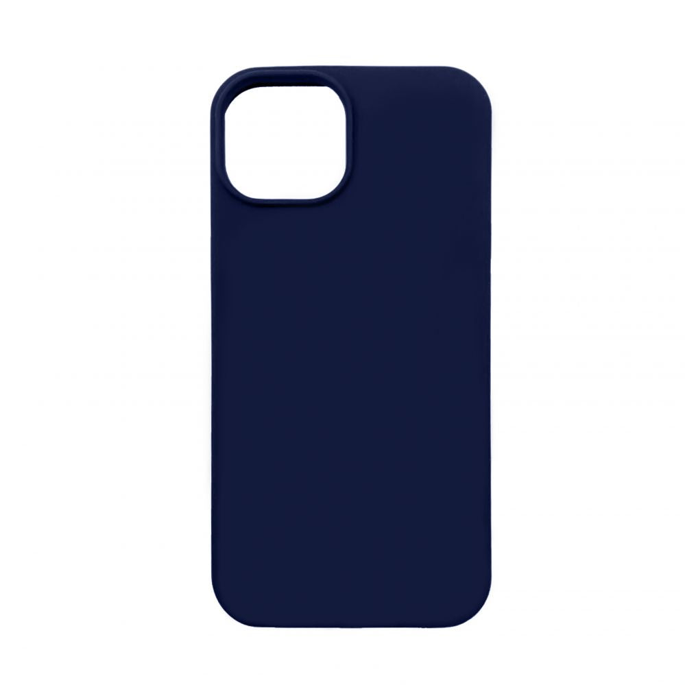 Back panel cover Evelatus Apple iPhone 14 Premium Magsafe Soft Touch Silicone Case Midnight Blue