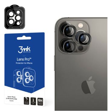 Kaitseklaasid 3MK Apple iPhone 14 Pro/14 Pro Max Lens Protection Pro Graphite