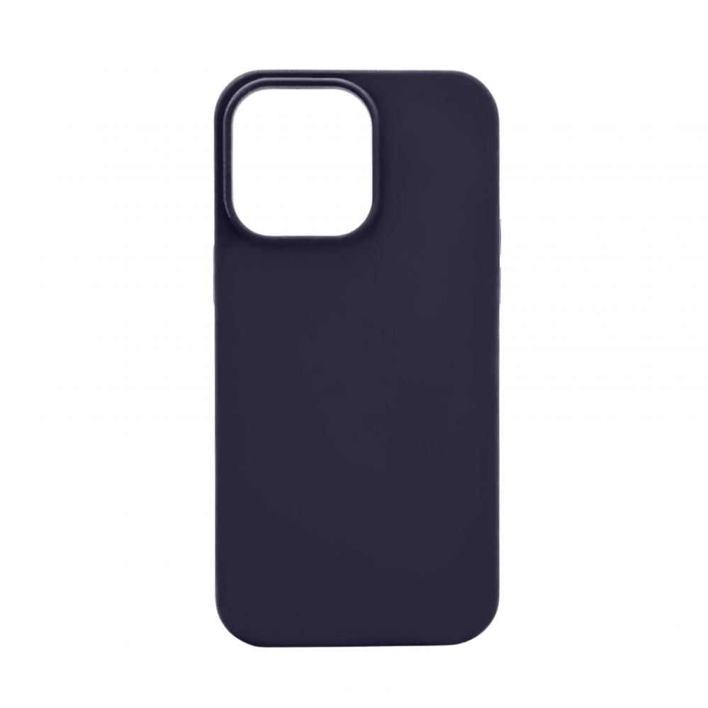 Back panel cover Evelatus Apple iPhone 13 Pro Premium Magsafe Soft Touch Silicone Case Midnight Blue