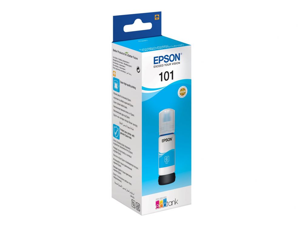 Аксессуары и расходные материалы EPSON  101 EcoTank CY  Ink Bottle, Cyan