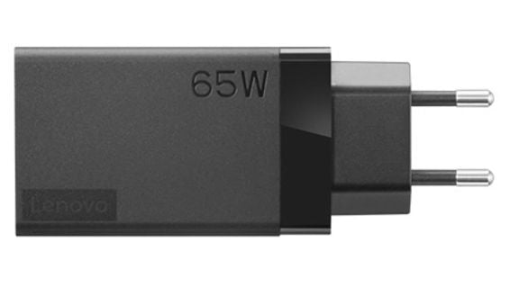 Adaptrid Lenovo  Travel Adapter  USB-C AC  Black, 65 W