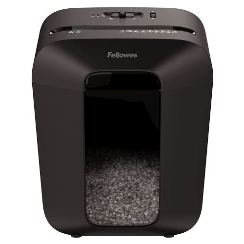 Офисные принадлежности Fellowes  Powershred LX41 Black, 17 L, Credit cards shredding, Mini-Cut Shredder, Paper handling standard/output 8 sheets per pass, Warranty 24 month(s)