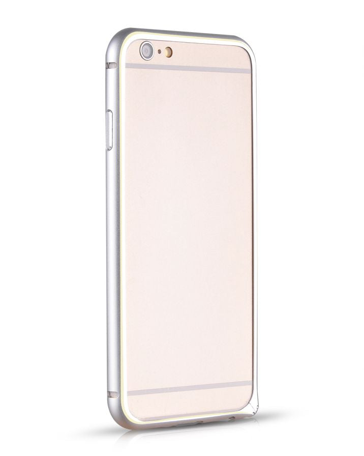 Чехол на заднюю панель Apple  iPhone 6  Blade Series Hippocampal Buckle Metal Bumper HI-T025 silver