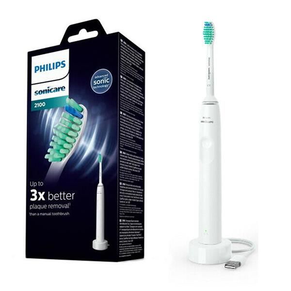 Hambahari Philips  Electric toothbrush HX3651/13 Sonicare Series 2100 Rechargeable, For adults, Number of brush heads included 1, Number of teeth brushing modes 1, White