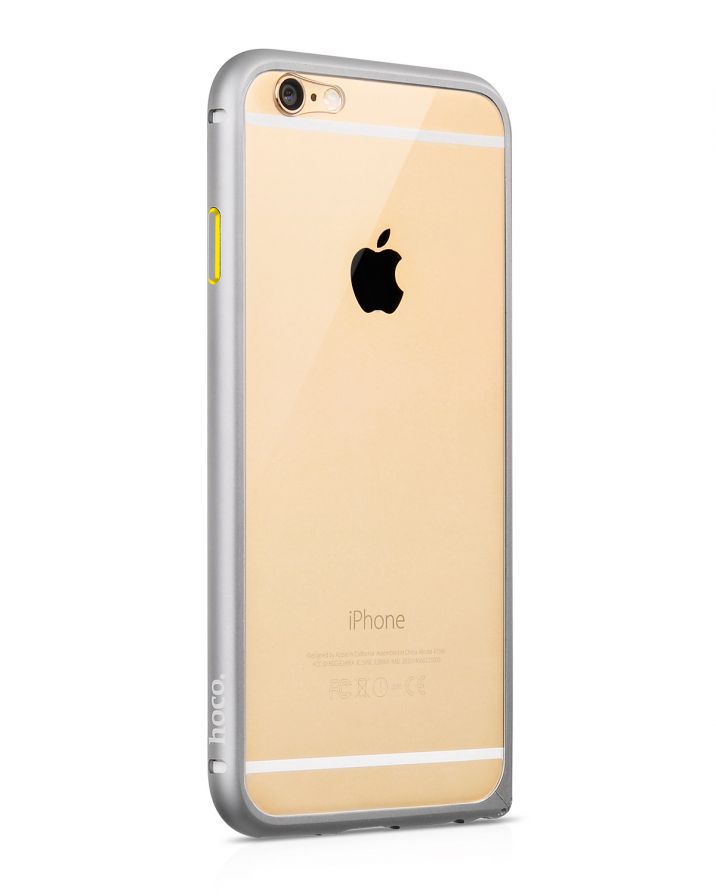Back panel cover Apple  Apple iPhone 6 / 6S Blade Series Aluminium Bumper HI-T022 gray Apple