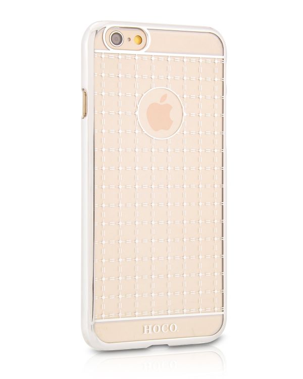 Back panel cover Hoco Apple Apple iPhone 6 / 6S Defender waffle series HI-T033 Silver