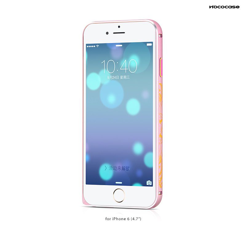 Back panel cover Hoco Apple Apple iPhone 6 / 6S Good fortune bumper HI-T027 pink