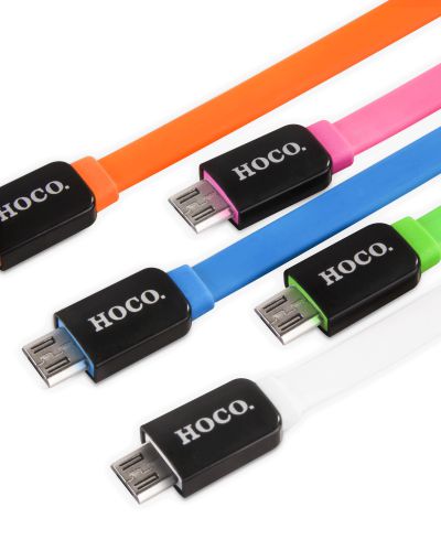 Kaabel Hoco  UPM02 Colorful priekš Micro Usb roza
