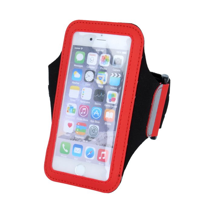 Чехол универсальная книжка GreenGo Samsung G900 S5 (5,1') Sport Arm Case Red