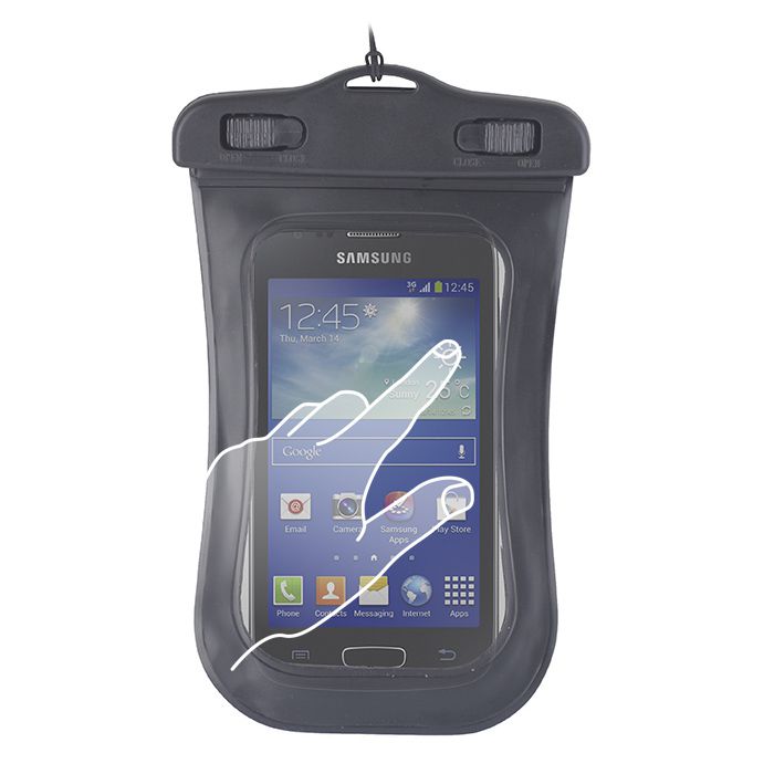 Case universaalne kaitseümbris GreenGo Universal Waterproof case 4.5-5.0 162x100mm Black