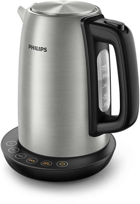 Veekeetja Philips  Kettle HD9359/90 Electric, 2200 W, 1.7 L, Stainless steel/Plastic, 360° rotational base, Grey