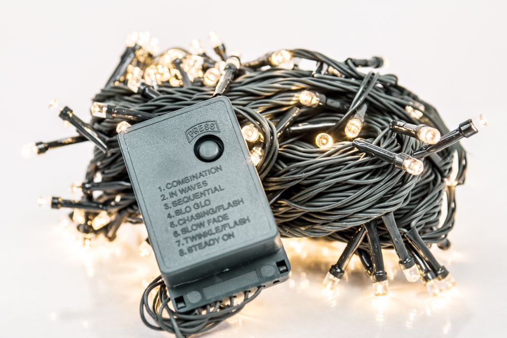 Sisevalgustid iLike  LED Christmas lights 100 LED RS-111 7m White