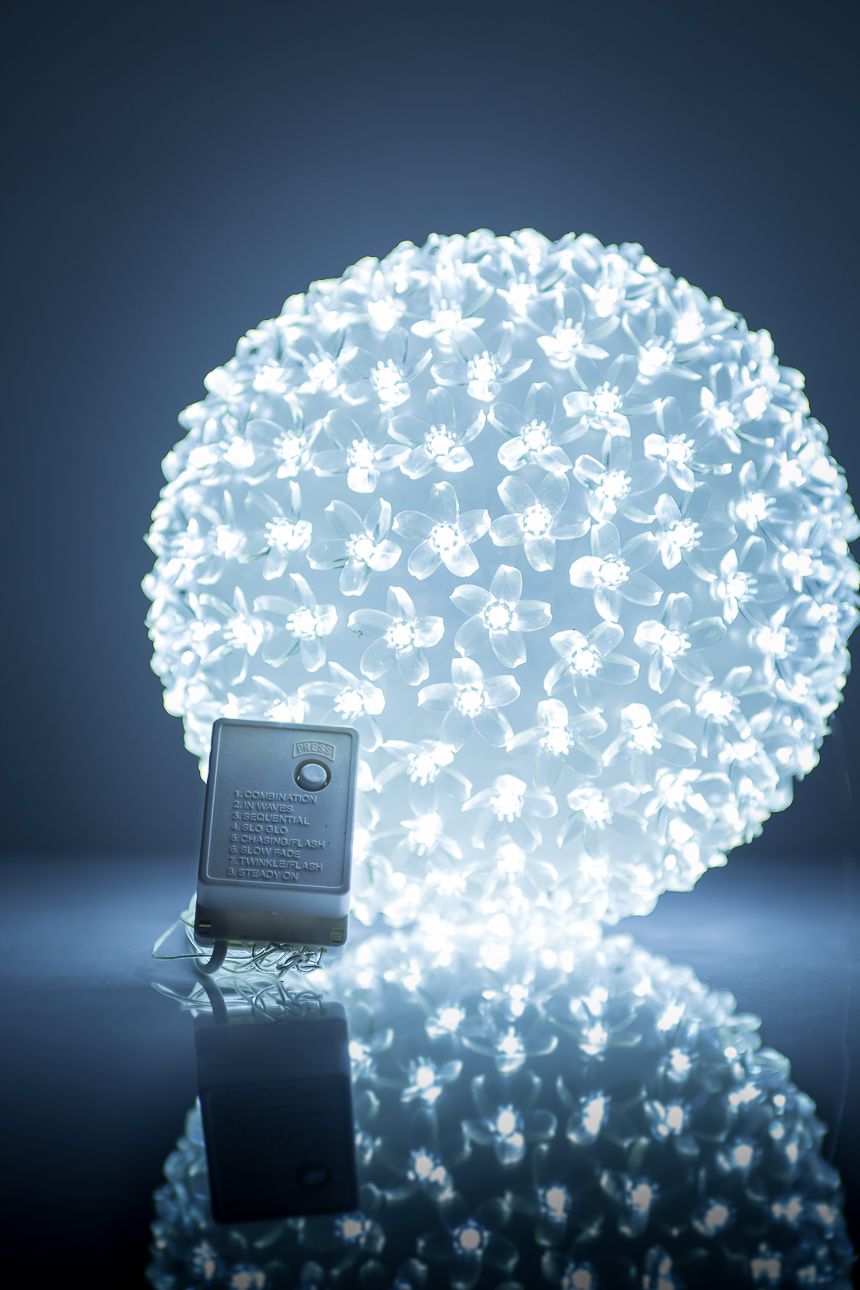Освещение iLike N/A Bumba ar puķēm 465 200LED D-20cm White
