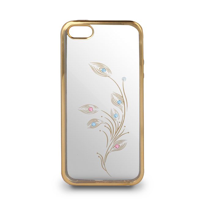 Back panel cover Beeyo Huawei Y3 II TPU Flower Gold