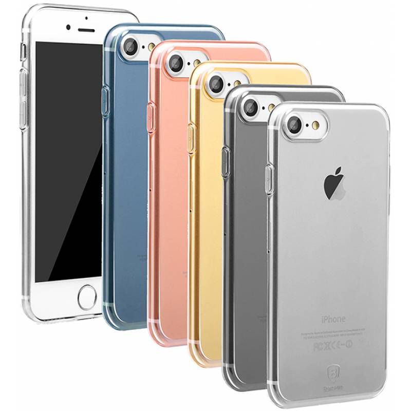 Tagakaaned Baseus Apple Simple  Series Case For iPhone7 ARAPIPH7-A03 Transparent Blue