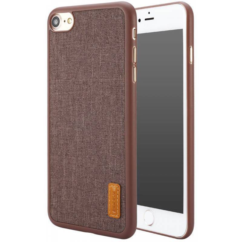Back panel cover Baseus Apple iPhone 7/8/SE2020/SE2022 Grain Case Brown